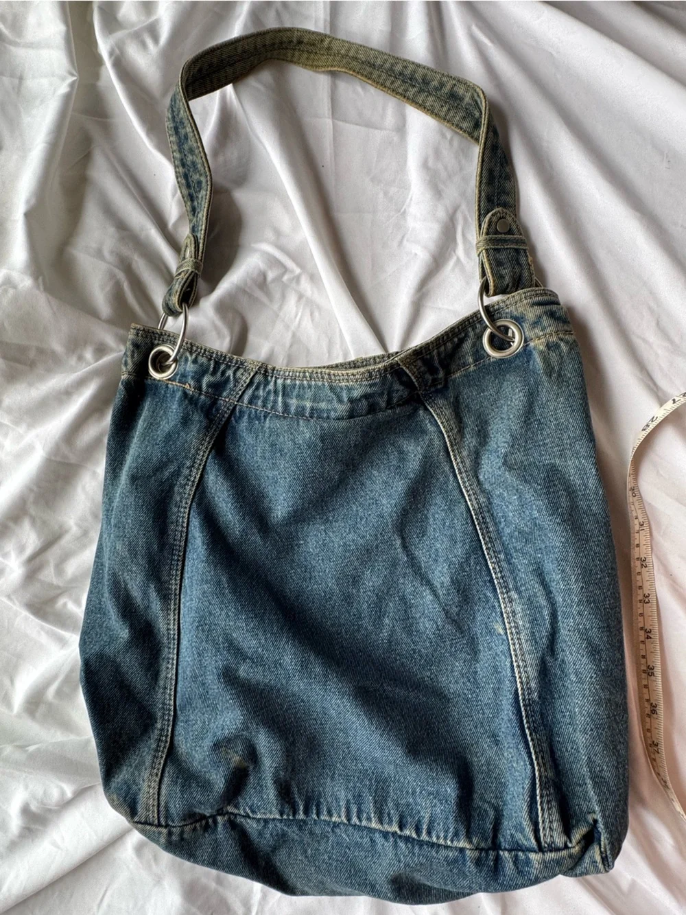Y2K Jean Shoulder Purse